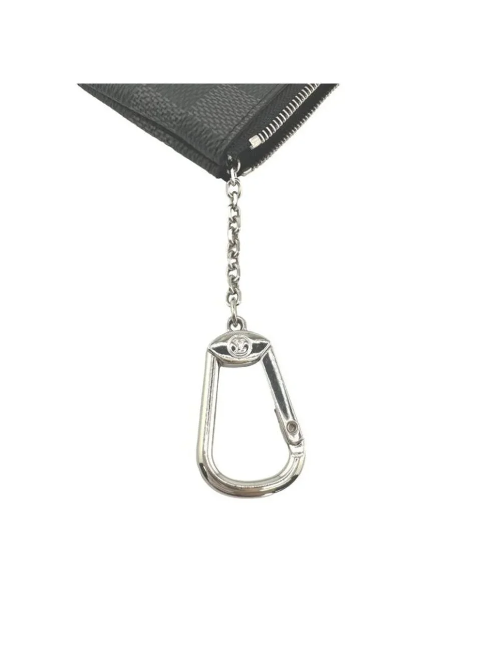 Louis Vuitton Graphite Key Case Pochette Cles With Coin Purse